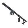 Trilho Eletrificado 1m + 3 Spots Preto Led 7w Bivolt 3000k Branco Quente - 1