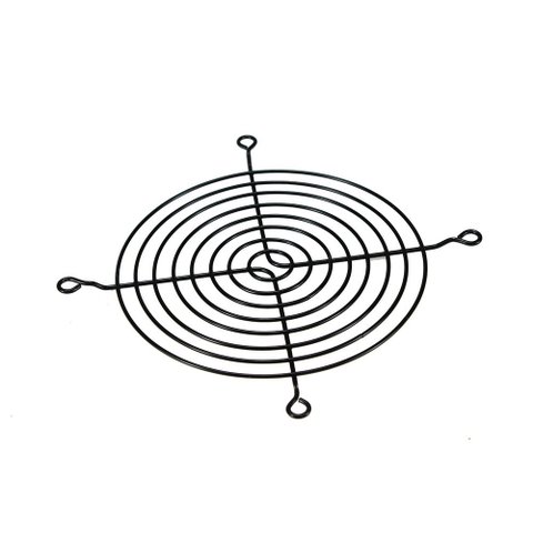 Tela Cooler 80x80mm Metalico Preto C/ 5 Pçs