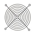 Ver imagem 2 de Tela Cooler 80x80mm Metalico Preto C/ 5 Pçs