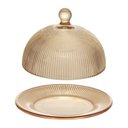 Ver imagem 3 de Queijeira Graffiato Âmbar 20x13 Cm - Haüskraft Qqjra010/ab