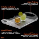 Ver imagem 2 de Bandeja Café da Manhã Translúcida com Alças - Transparente