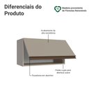 Ver imagem 4 de Armário Aéreo 60cm 1 Porta Basculante Nice Madesa