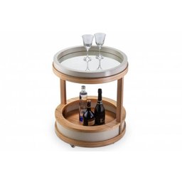 Bar Decorativo c/ Bandeja Espelhada - Miami - Sheldon Móveis - 1