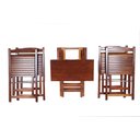 Ver imagem 3 de Conjunto Mesa de Madeira Dobrável com 4 Cadeiras Xangai