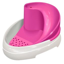 Fonte Cascata Bebedouro Purificador Cão Gato Rosa 220 V - 1