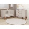 Quarto Infantil Comoda Berço Mini Cama Iris:off White - 1