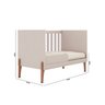 Quarto Infantil Comoda Berço Mini Cama Iris:off White - 5