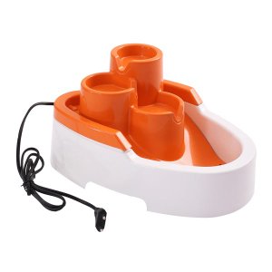 Fonte bebedouro para cães e gatos DuraCats bivolt Laranja