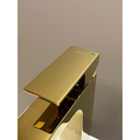 Ver mais imagens de Torneira Monocomando Dourada Quadrada Banheiro Lavabo Bica Alta Luxo Inovartte In30