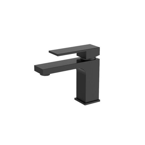 Torneira Monocomando Preto Quadrada Banheiro Lavabo Bica Baixa Luxo Inovartte In24