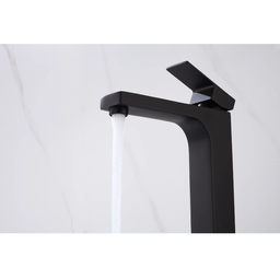 Torneira Monocomando Preto Fosco Quadrada Banheiro Lavabo Bica Alta Luxo Inovartte In23 - 3