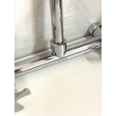 Ver imagem 3 de Torneira Misturador Duplo Comando Cromado de Parede Cozinha Lavabo Lavanderia Inovartte In22