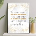Ver imagem 1 de Quadro Te Amarei De Janeiro A Janeiro 24x18cm:Madeira preta