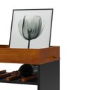 Ver imagem 4 de Aparador Café Drink Preto/caramelo Pés em Madeira Pinus Ofertamo