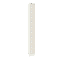 Armário de Aço 10 Portas para Pequenos Volumes - Nk 1709 Nilko Armários Bege Chave Padrão - 1