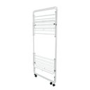 Ver imagem 3 de Varal Vertical Articulado Sekafácil Pintura Eletrostática Branca Grande – 192X82X82 Cm