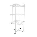 Ver imagem 1 de Varal Vertical Articulado Sekafácil Pintura Eletrostática Branca Grande – 192X82X82 Cm