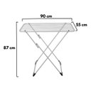 Ver imagem 5 de Varal De Chão Sem Abas Sekafácil Anodização Fosco Pequeno – 87X55X90 Cm