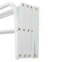 Ver imagem 6 de Varal De Parede Sanfonado Sekafácil Pintura Eletrostática Branca Grande – 21X60X102 Cm