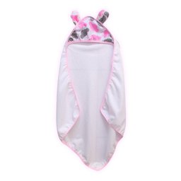 Toalha com Capuz Cor:nuvem Rosa - 2