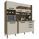 Ver imagem 1 de Cozinha Compacta Alexia 6 Portas 2 Gavetas com Espelho Imop Móveis