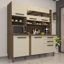 Ver imagem 2 de Cozinha Compacta Alexia 6 Portas 2 Gavetas com Espelho Imop Móveis