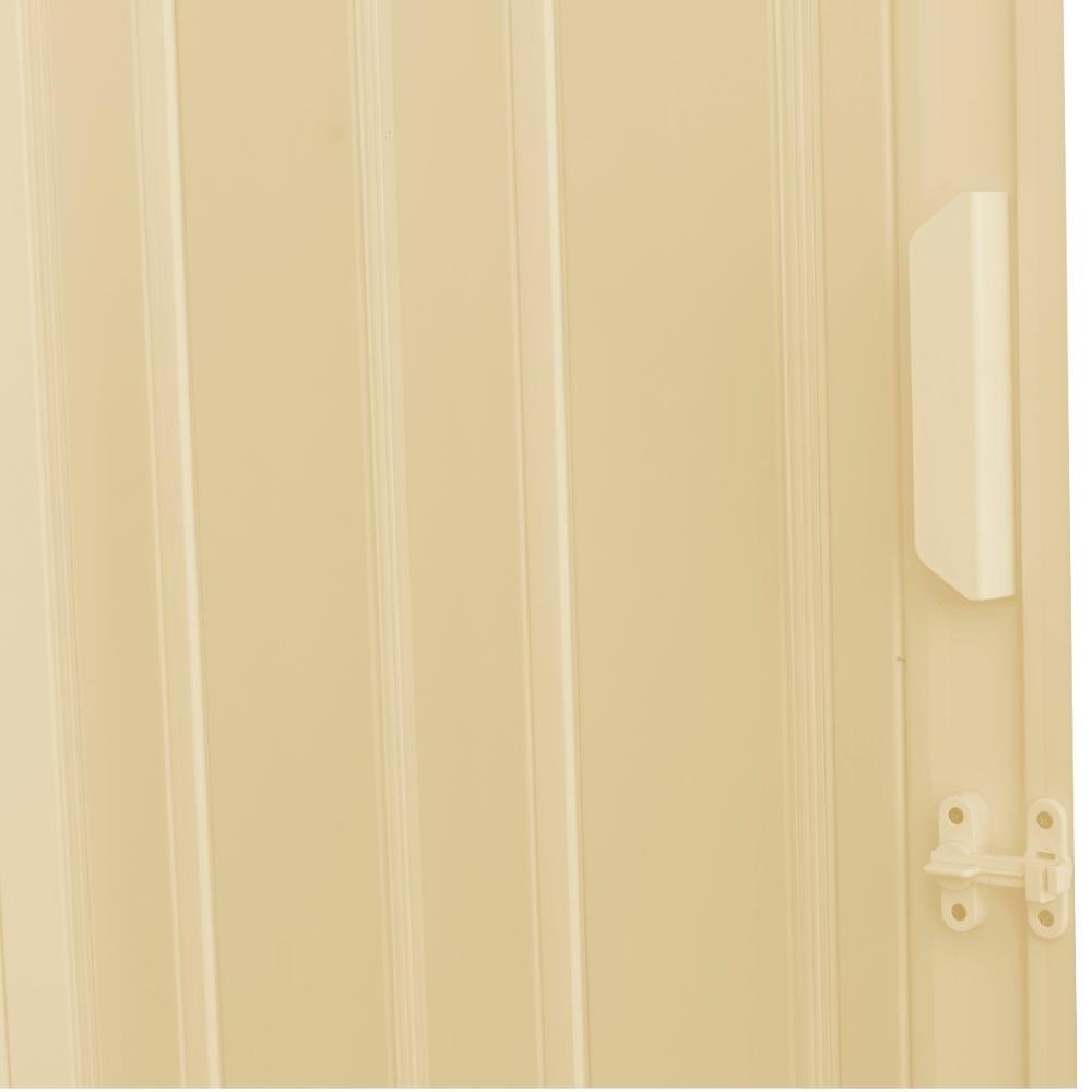 Porta Sanfonada de PVC 84x210cm Zapinplast - Bege - 5
