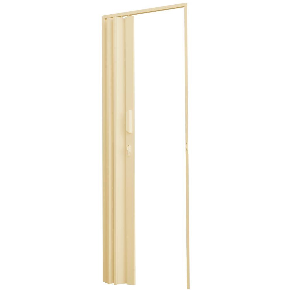 Porta Sanfonada de PVC 84x210cm Zapinplast - Bege - 4