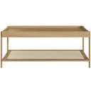 Ver imagem 4 de Mesa de Centro para Sala de Estar Industrial Indy A03 Hanover Dourado - Lyam Decor