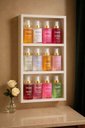 Ver imagem 1 de Porta Body Splash Wepink 200ml |Expositor Organizador de Perfumes|Prateleira Decorativa Penteadeira
