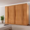 Guarda Roupa Casal Rommeo 100 Mdf 6 Portas e 6 Gavetas Moderna Mobília - 2