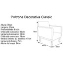 Ver imagem 6 de Kit 2 Poltronas Decorativas Classic Suede Vermelho - Am Decor