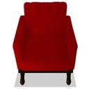 Ver imagem 4 de Kit 2 Poltronas Decorativas Classic Suede Vermelho - Am Decor