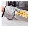 Luva Térmica Cozinha de Forno Algodão Matelassê Prata 33cm - 2