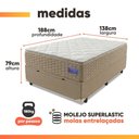 Ver imagem 3 de Cama Box Baú Casal Colchão Ortopédico Magnus Molas Superlastic Pillow Top Hip Sleep