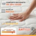 Ver imagem 5 de Cama Box Baú Casal Colchão Ortopédico Magnus Molas Superlastic Pillow Top Hip Sleep