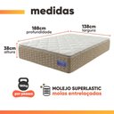 Ver imagem 4 de Cama Box Baú Casal Colchão Ortopédico Magnus Molas Superlastic Pillow Top Hip Sleep