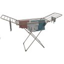 Ver imagem 2 de Varal De Chão Com Abas Sekafácil Pintura Eletrostática Champagne Grande – 113X60X195 Cm