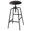 Ver imagem 1 de Banqueta Capri Baixa Assento Estofado Cor Preto com Base Metal Preta 67 Cm (alt) - 46852