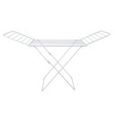 Ver imagem 1 de Varal De Chão Com Abas Sekafácil Pintura Eletrostática Branca Grande – 113X60X195 Cm