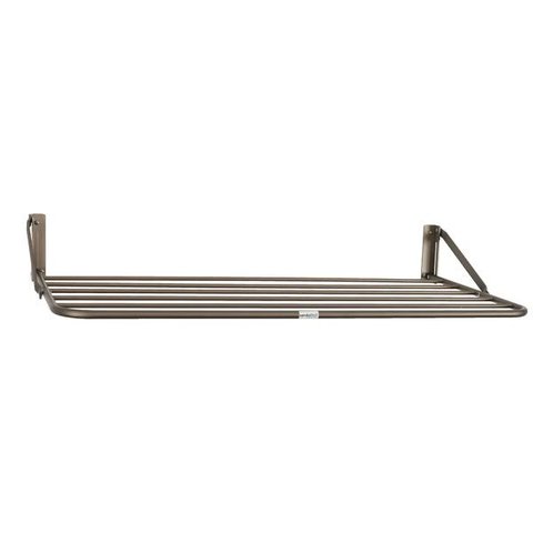 Varal De Parede Sekafácil Anodização Champagne Grande – 15X51X103 Cm