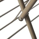 Ver imagem 3 de Varal De Chão Asa Delta Sekafácil Pintura Eletrostática Champagne Pequeno – 99X55X128 Cm