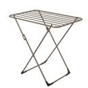 Ver imagem 1 de Varal De Chão Sem Abas Sekafácil Pintura Eletrostática Champagne Pequeno – 87X55X90 Cm