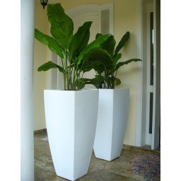 Vaso Vasart Malta Redondo 24x20 Granito Areia - 4