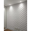 Ver imagem 3 de Placas Decorativas 3d Poliestireno Tijolinho Encaixe M²