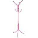 Ver imagem 1 de Cabideiro De Chão Pintura Eletrostática Rosa Grande – 67X175 Cm