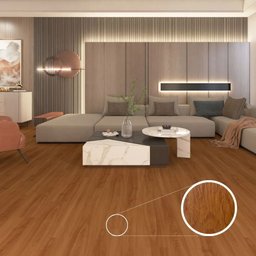 Piso Vinílico Autocolante Amadeirado 2mm - Caixa com 3,34 m² - 1