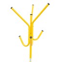 Ver imagem 3 de Cabideiro De Chão Pintura Eletrostática Amarelo Brilhante Grande – 67X175 Cm