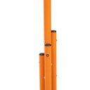 Ver imagem 4 de Cabideiro De Chão Pintura Eletrostática Laranja Brilhante Grande – 67X175 Cm