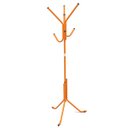 Ver imagem 1 de Cabideiro De Chão Pintura Eletrostática Laranja Brilhante Grande – 67X175 Cm